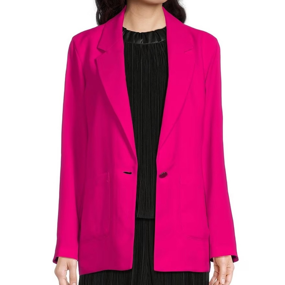 DKNY satin Woman’s PINK blazer size Medium